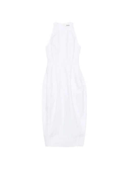 sculptural poplin dress Róhe | 419-33-111100 OPTIC WHITE